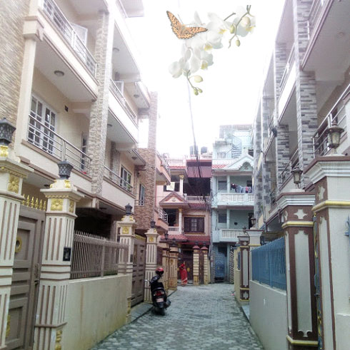 Straßenszenen in Kathmandu