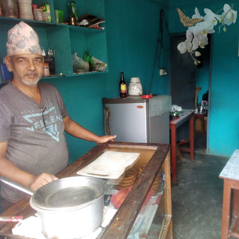 Straßenszenen in Kathmandu
